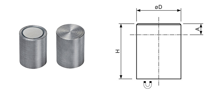 NdFeB Deep pot holding magnet Bi-pole