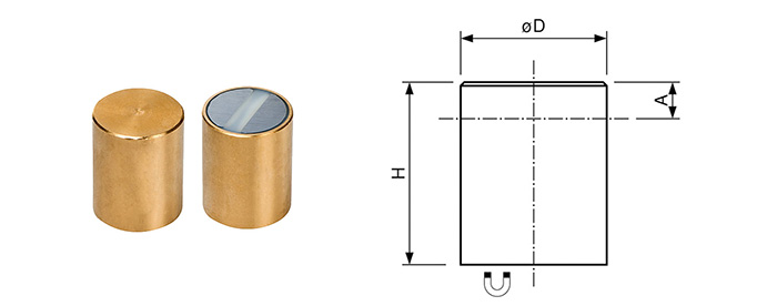 Neodymium Deep Pot Bi-Pole Magnets