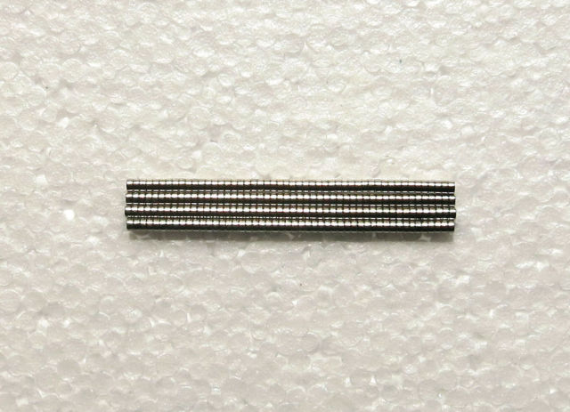 D2x2 mm Neodymium Mini Disc Magnet