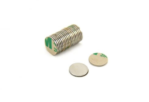 Neodymium Disc Magnets w/ 3M Adhesive Rare Earth